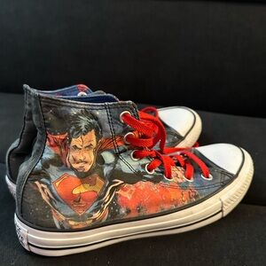 Converse Superman High-Top Sneakers - Red, Blue, White